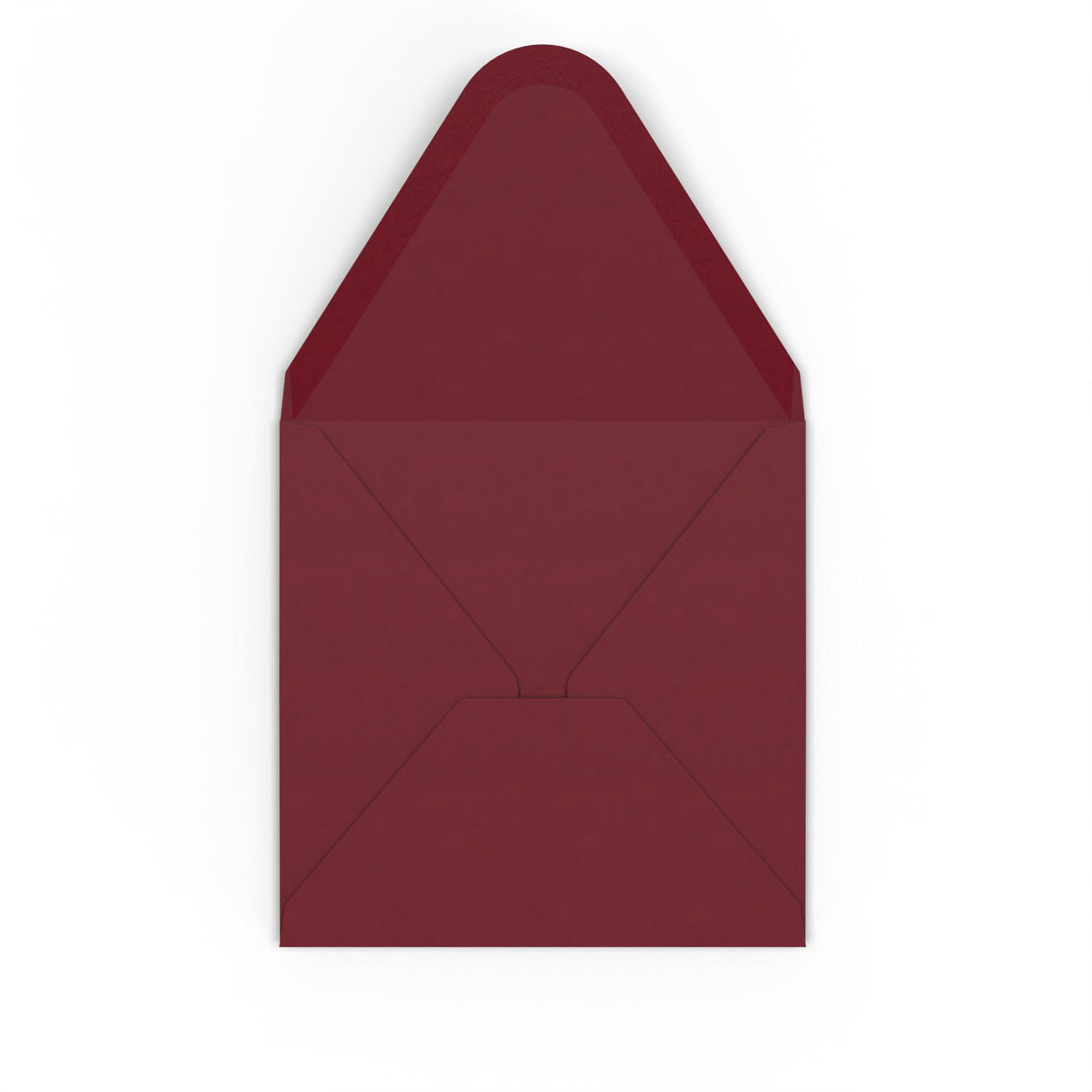 Envelopes cor de bordeaux