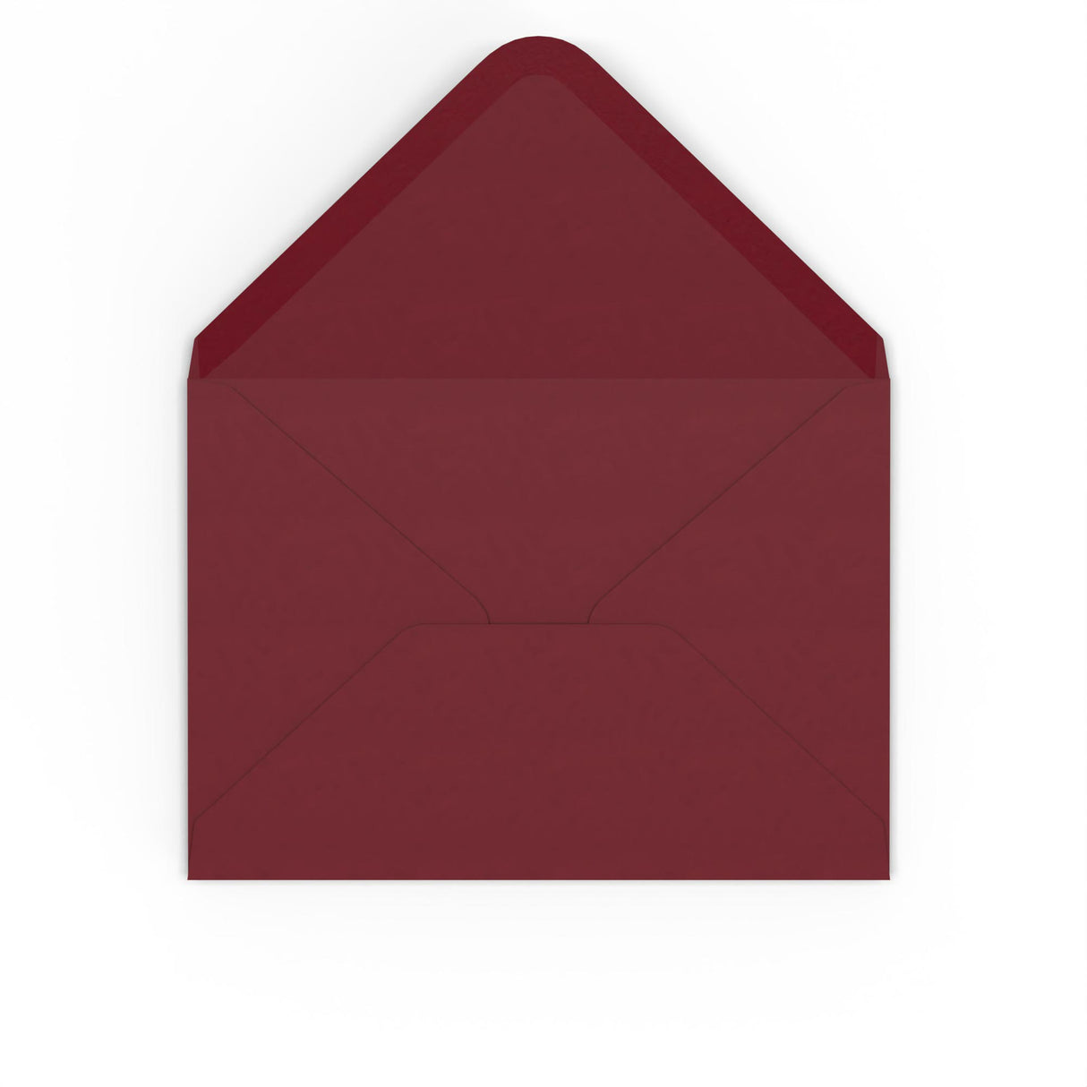 Envelopes cor de bordeaux