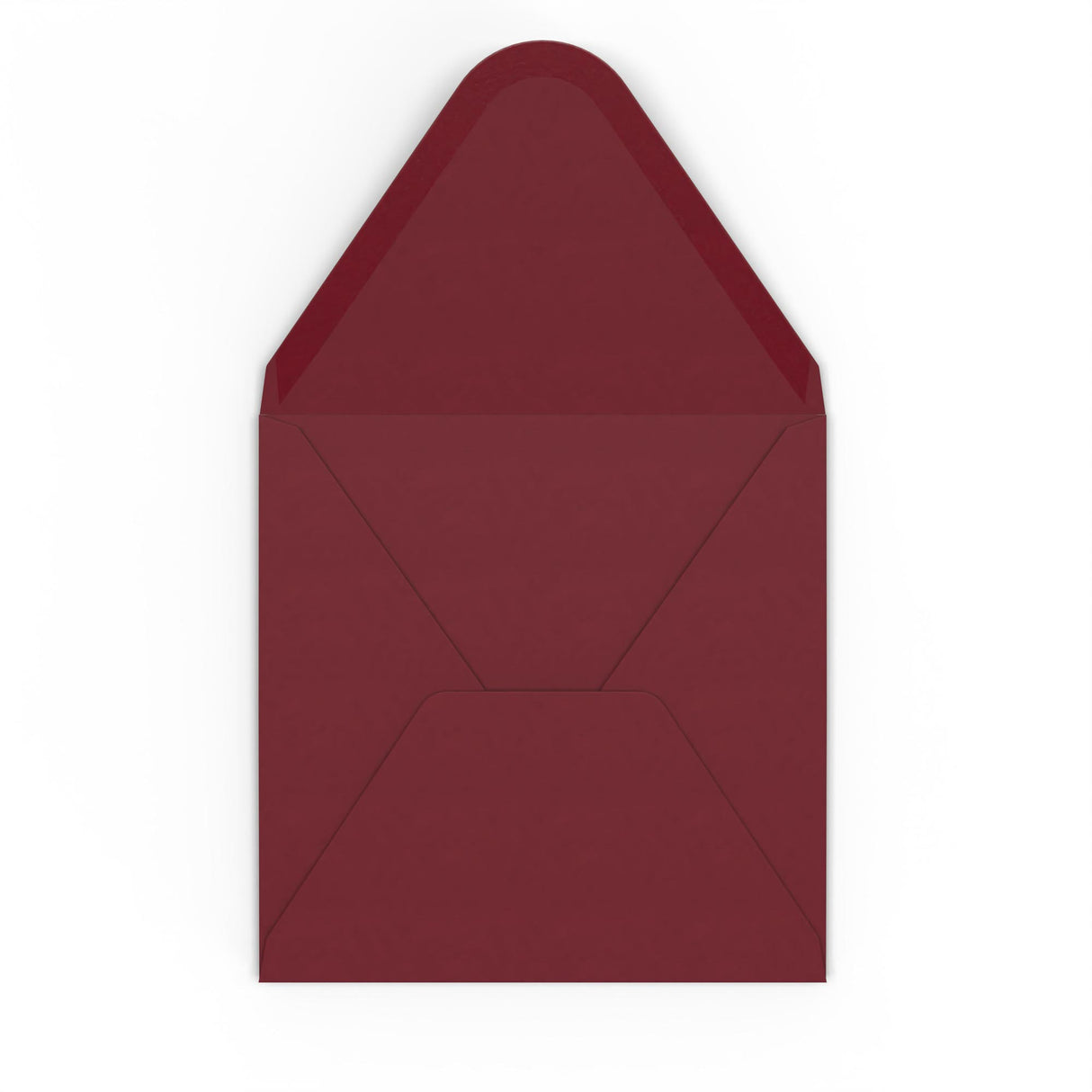 Envelopes cor de bordeaux