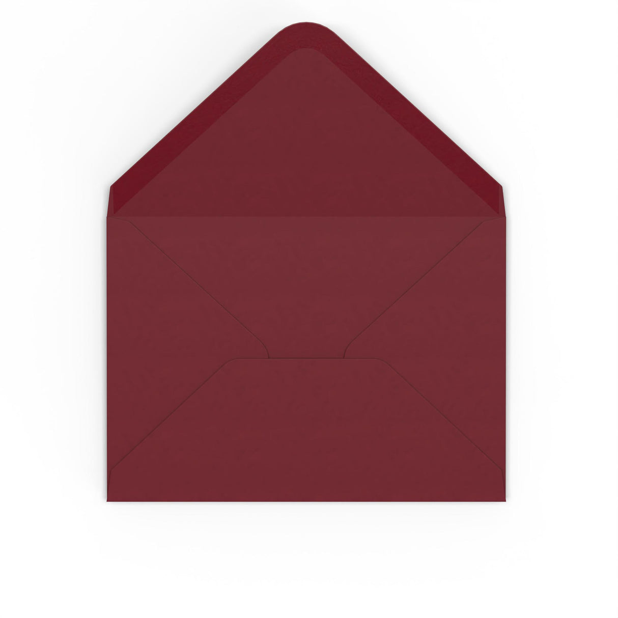 Envelopes cor de bordeaux