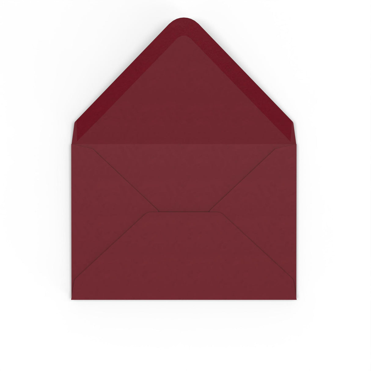 Envelopes cor de bordeaux