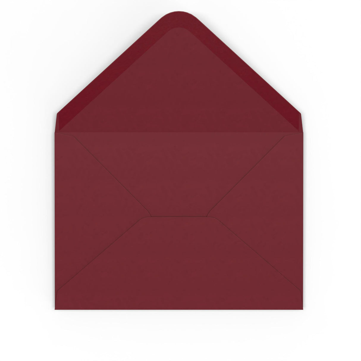 Envelopes cor de bordeaux