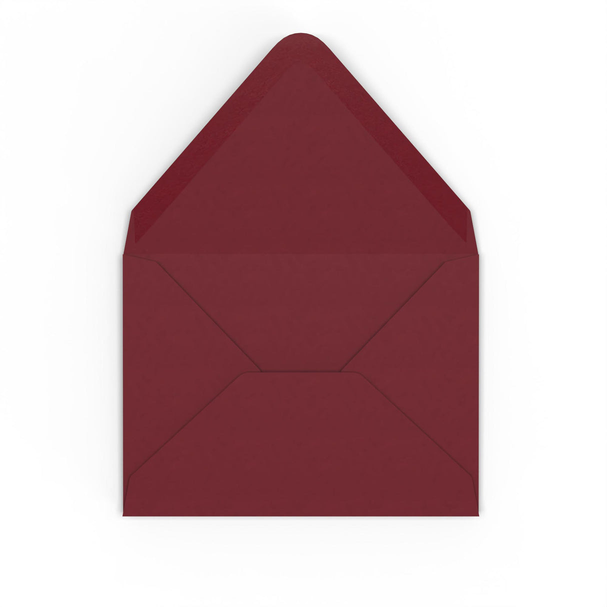 Envelopes cor de bordeaux