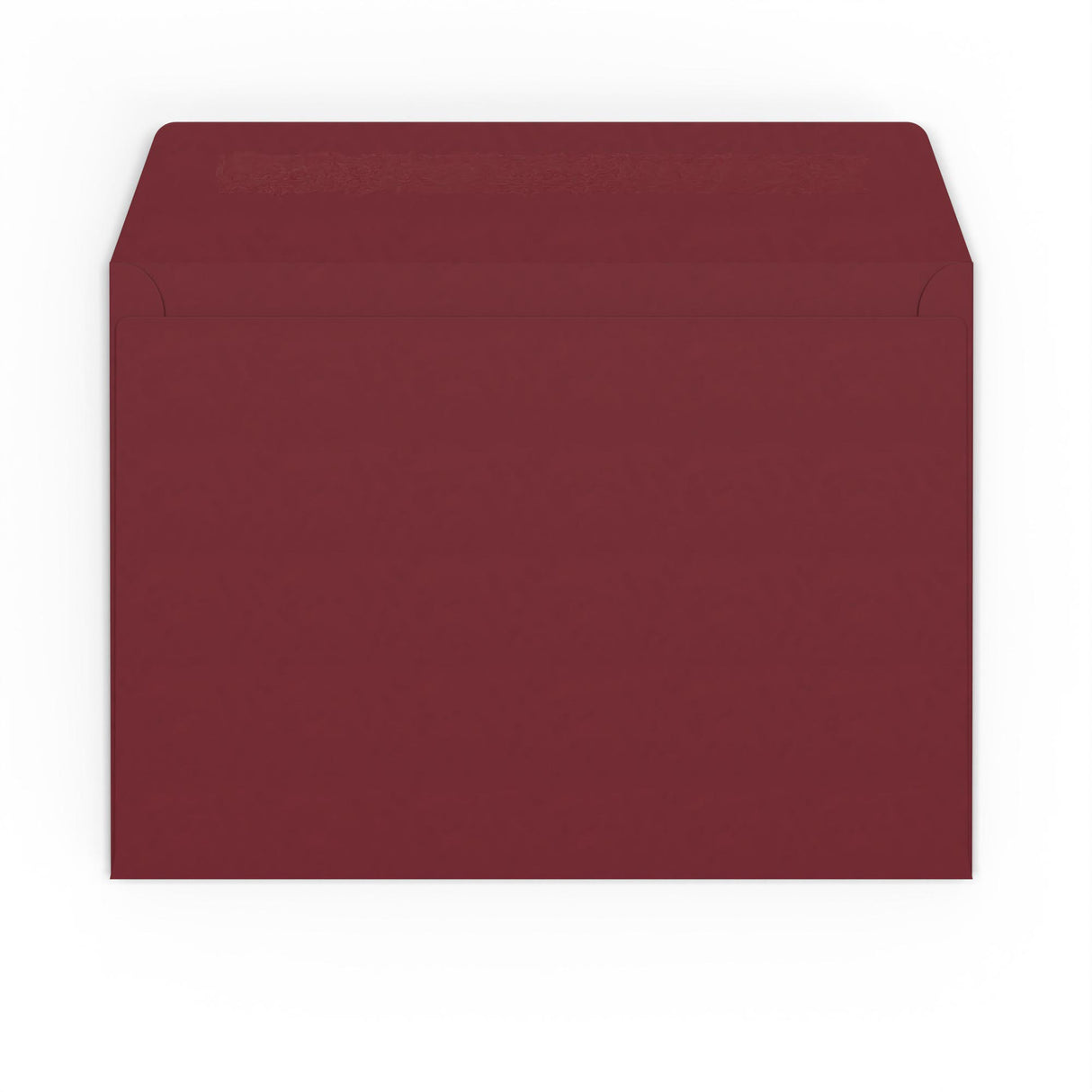 Envelopes cor de bordeaux