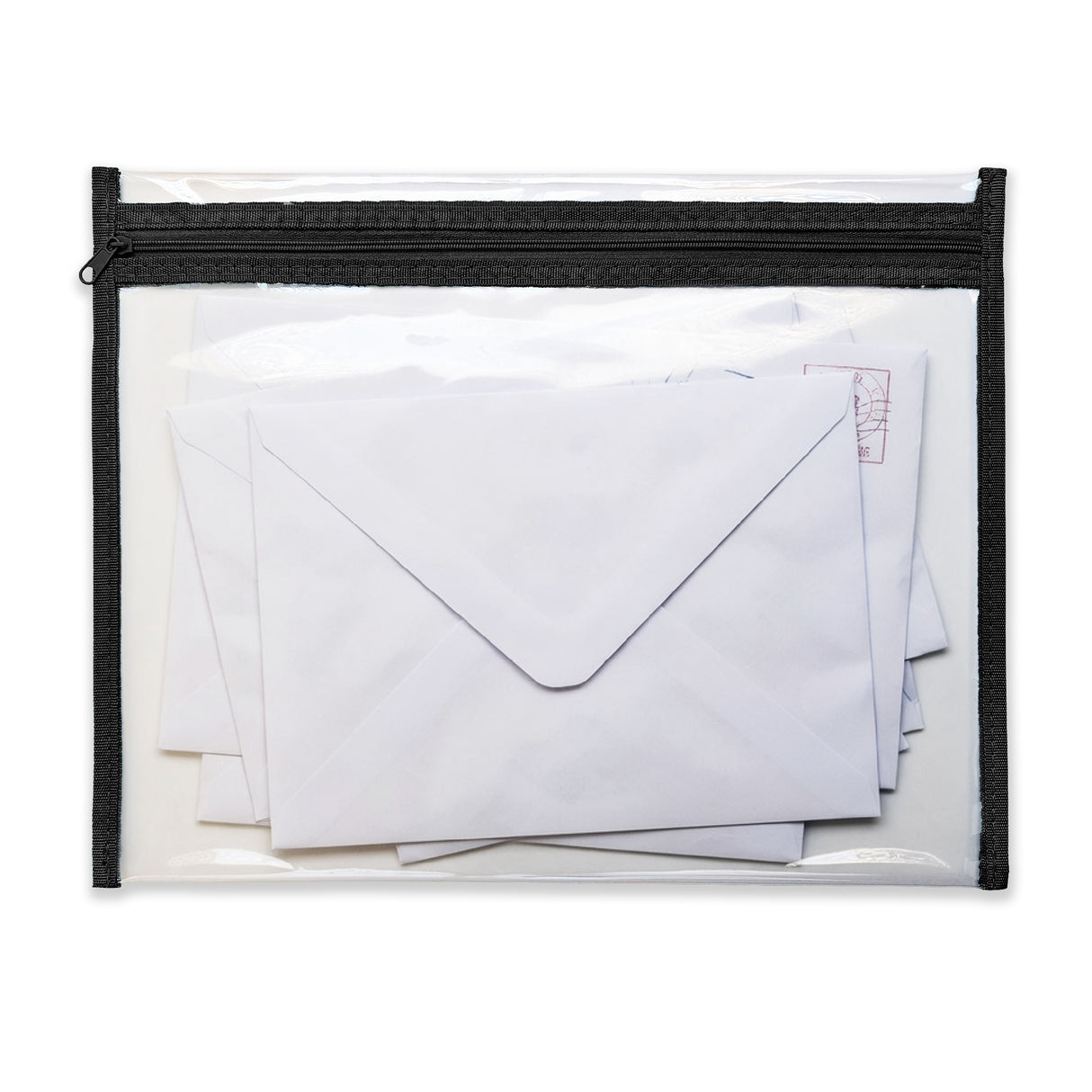Mala para documentos com fecho de correr