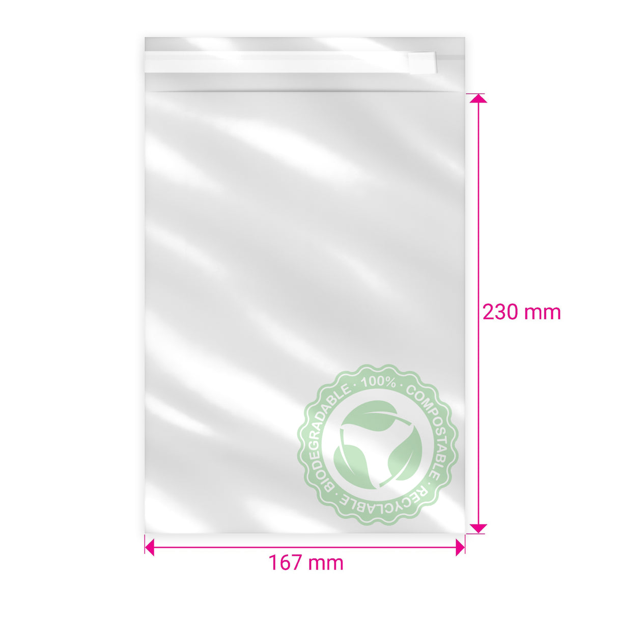 Sacos biodegradáveis (PLA)