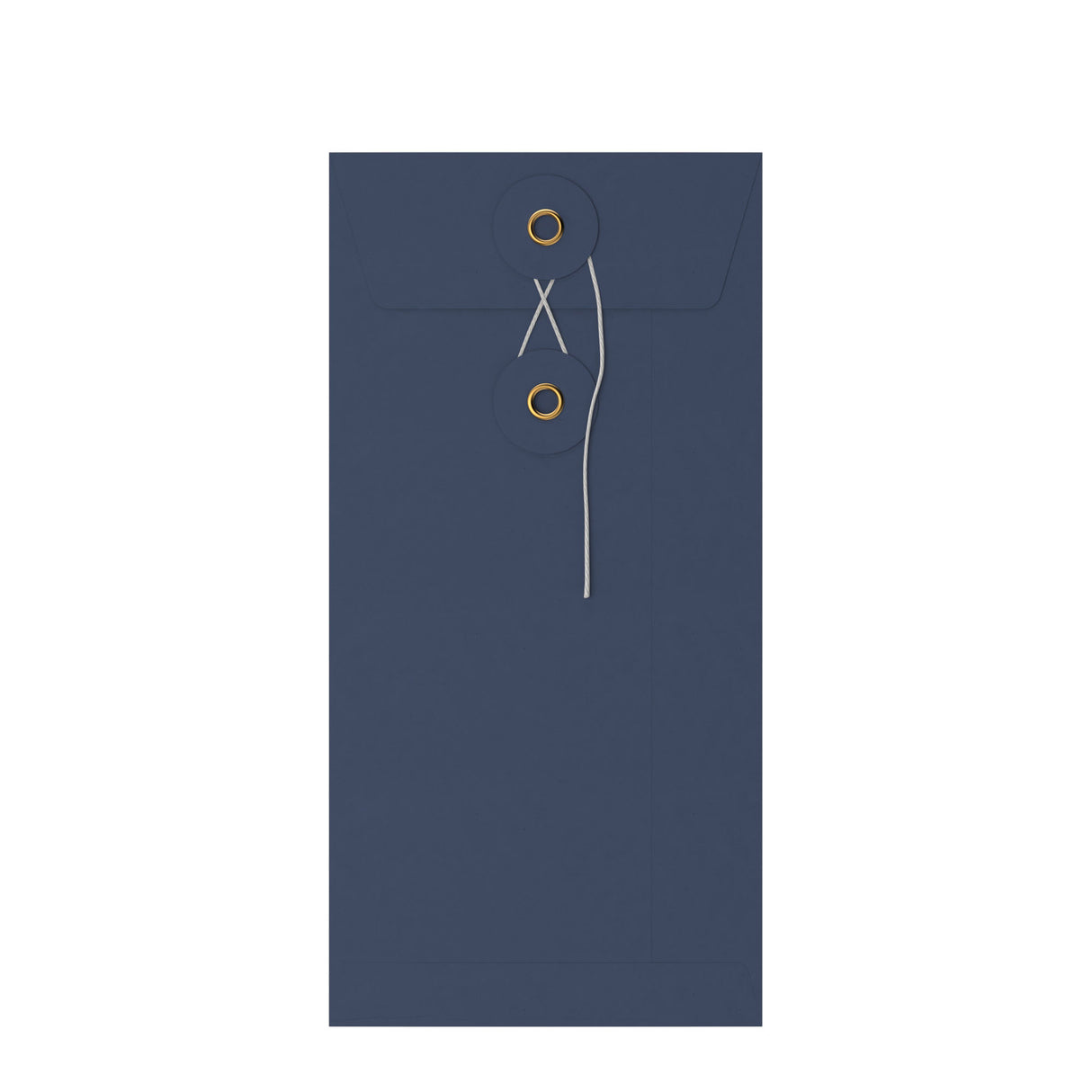 Envelopes coloridos com fecho de corda e anilha