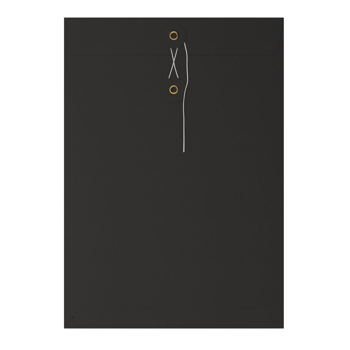 Envelopes coloridos com fecho de corda e anilha