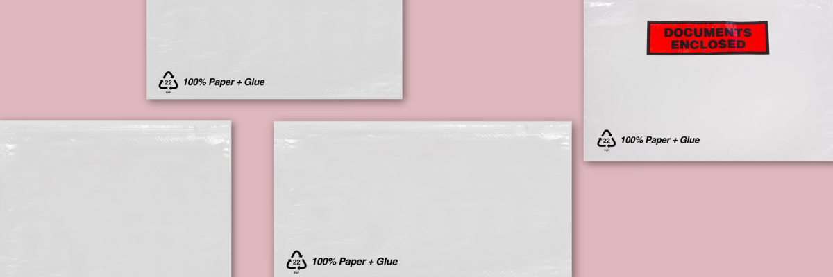 Sacos adesivos para documentos
