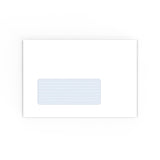 Envelope branco com impressão interior – janela 114x162 mm (C6)