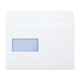 Envelope branco com janela 162x229 mm (C5)