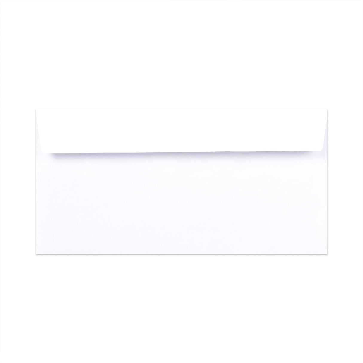 Envelope branco para impressão láser com janela 115x225 mm (DL+)