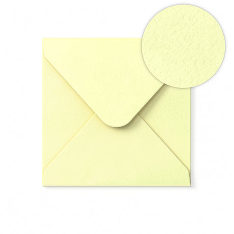 Envelope Marfim com Textura Martelada 155x155 mm