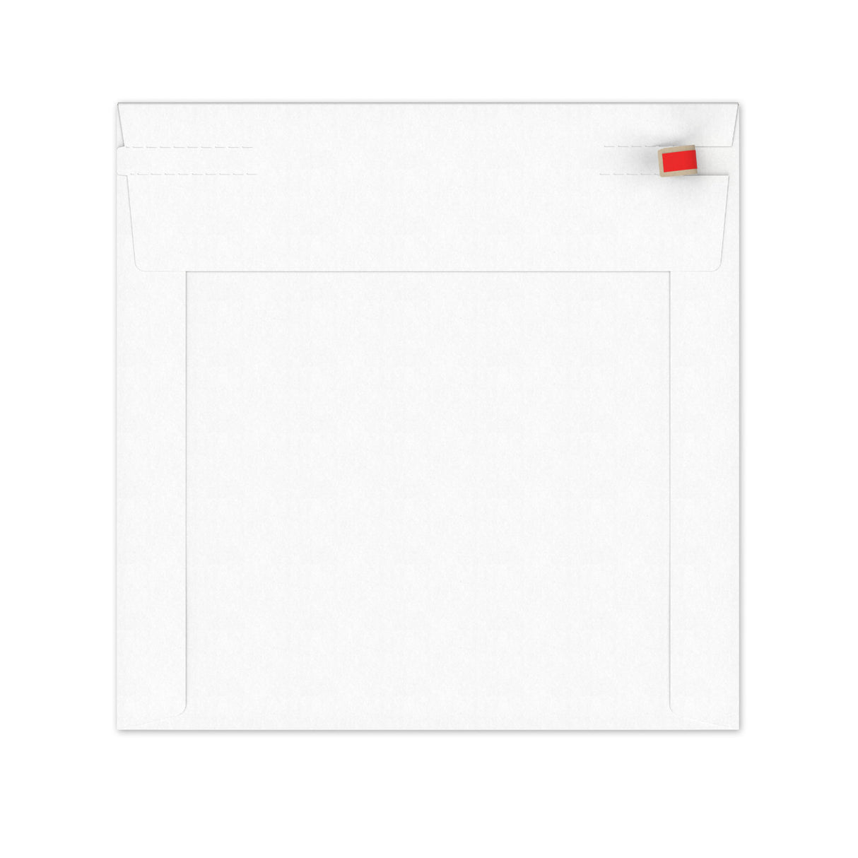 Envelopes rígidos em cartão branco