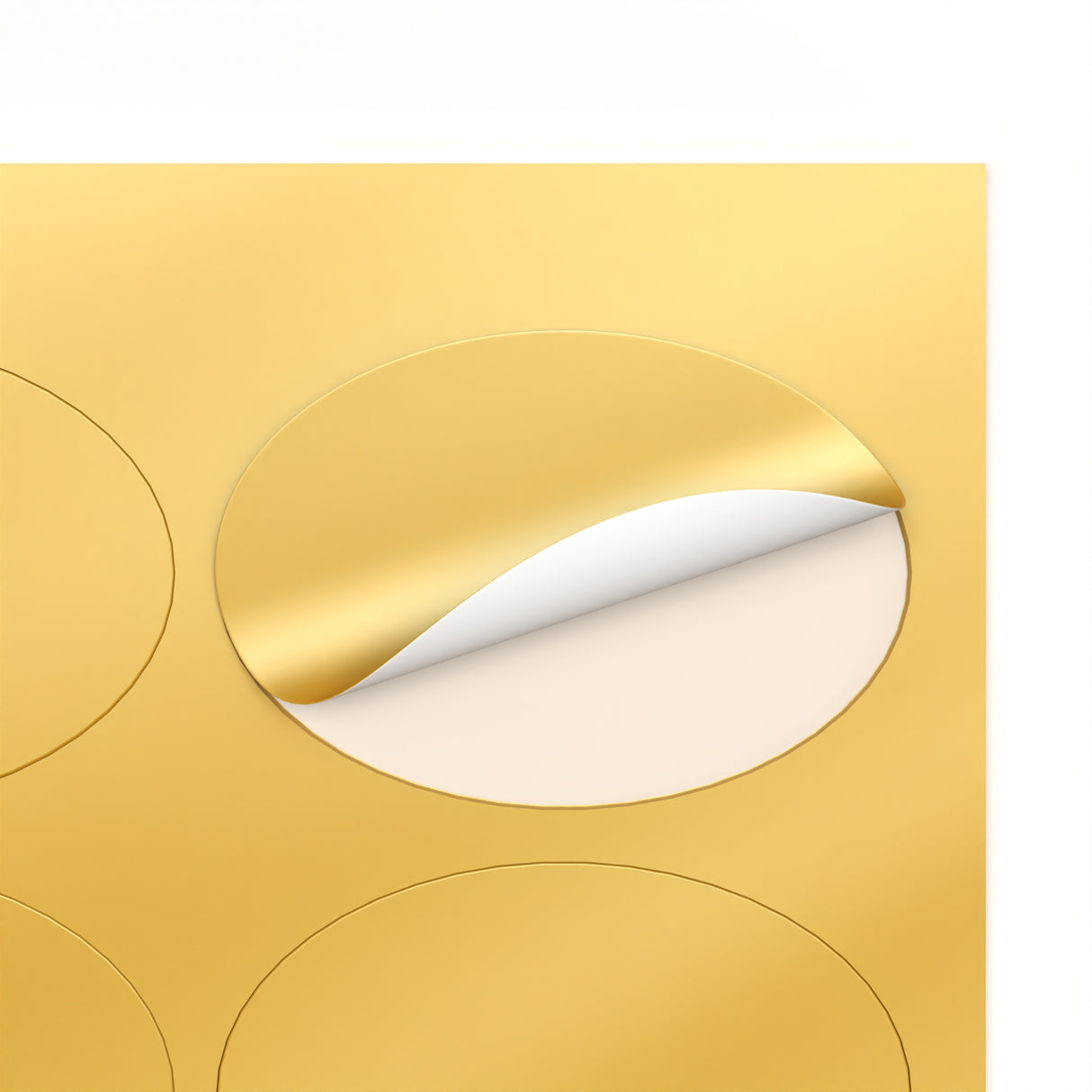 Etiquetas adesivas ovais