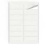 Etiquetas adesivas retangulares