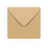 Envelope kraft reciclado 130x130 mm