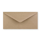 Envelope kraft reciclado 110x220 mm (DL)