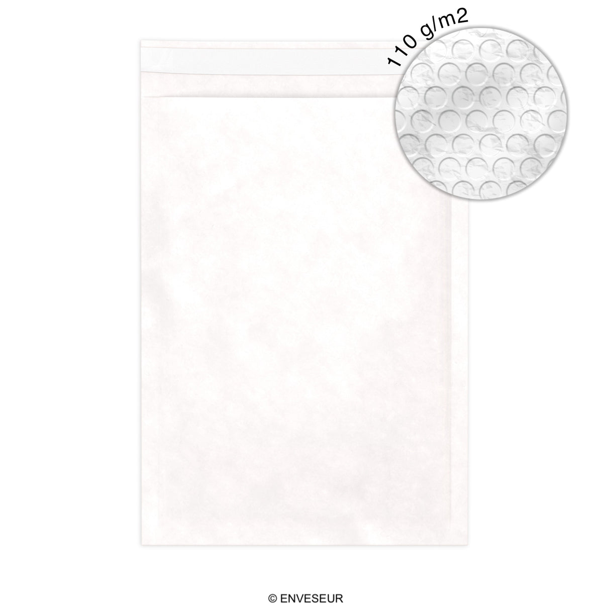 Envelopes almofadados de bolha de papel Kraft - econômico