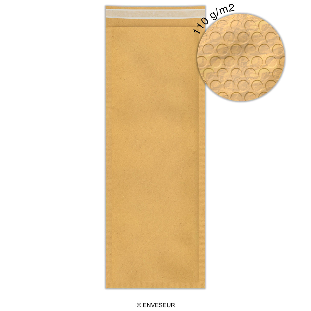 Envelopes almofadados de bolha de papel Kraft - econômico