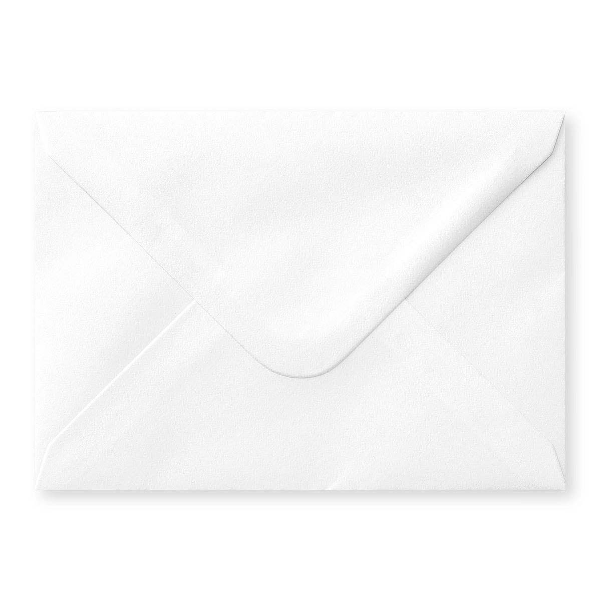 Envelope branco – aba em diamante 120x165 mm
