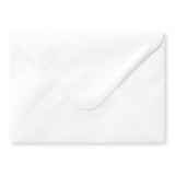 Envelope branco – aba em diamante 120x165 mm