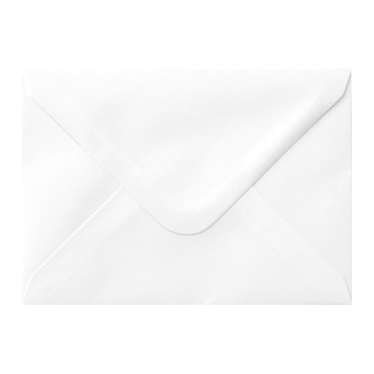 Envelope branco – aba em diamante 120x165 mm