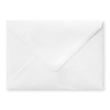 Envelope branco – aba em diamante 133x184 mm