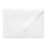 Envelope branco – aba em diamante 133x184 mm
