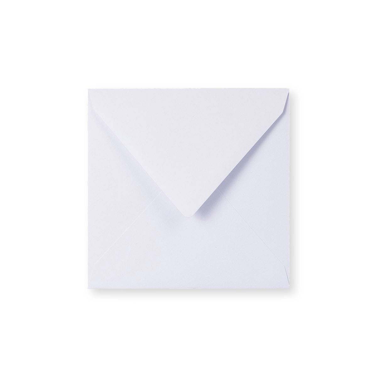Envelope branco – aba em diamante 140x140 mm