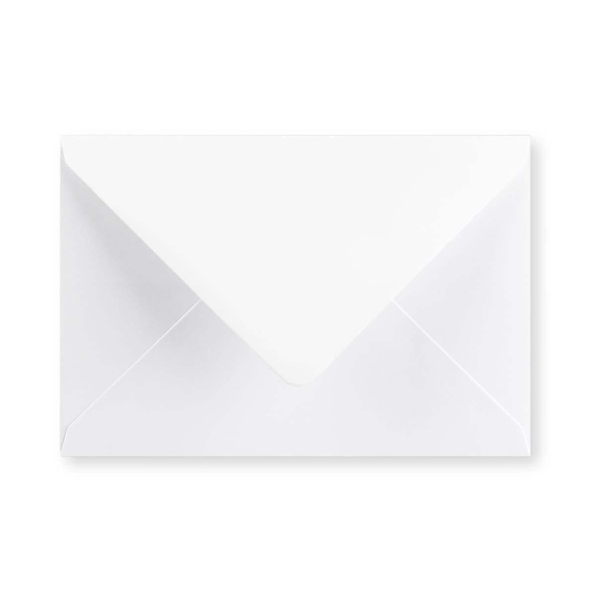 Envelope branco – aba em diamante 143x203 mm