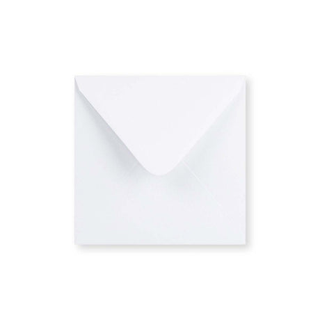 Envelope branco – aba em diamante 155x155 mm
