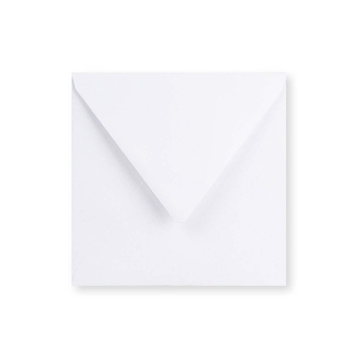 Envelope branco – aba em diamante 175x175 mm