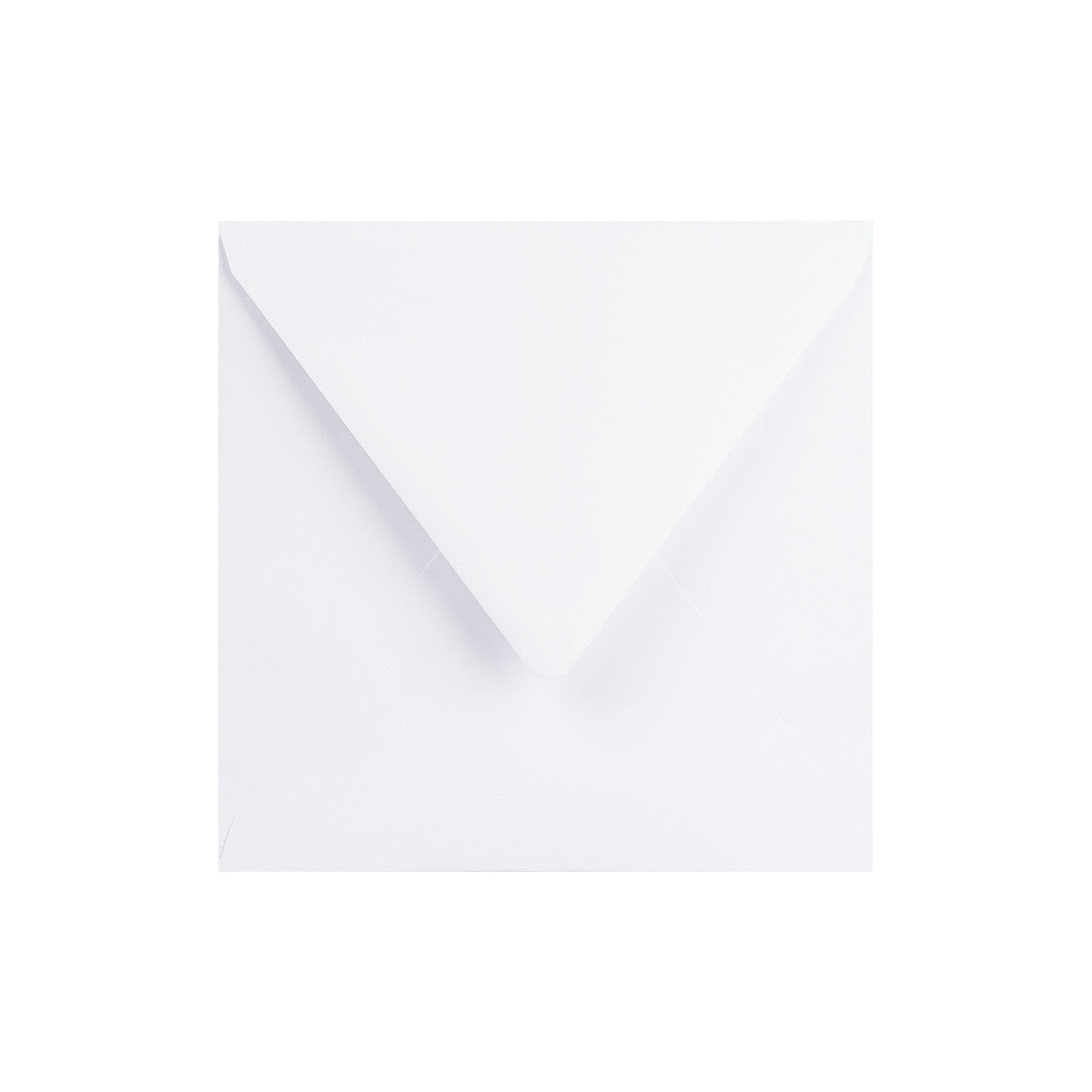 Envelope branco – aba em diamante 175x175 mm