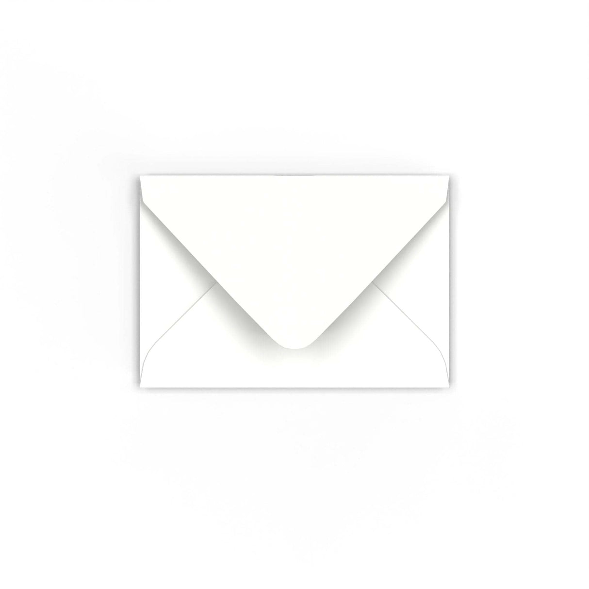 Envelope branco – aba em diamante 65x94 mm