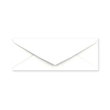 Envelope branco – aba em diamante 80x215 mm