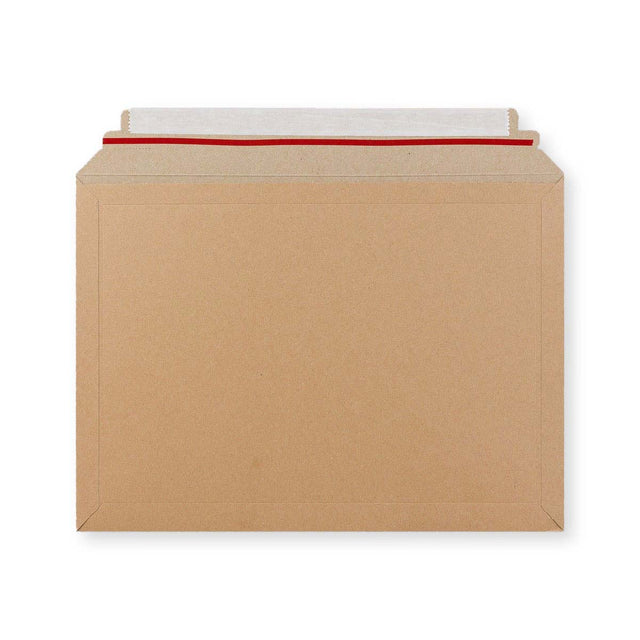 Manila Brown Peel & Seal Rigid Board Mailers Envelope (328 x 458mm)