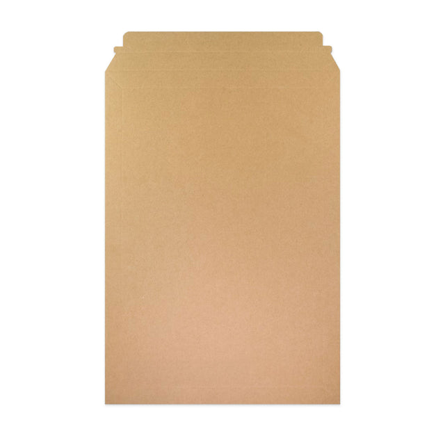 Manila Brown Peel & Seal Rigid Board Mailers Envelope (460 x 330mm)