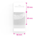 Sacos de celofane com cabeçalho (OPP)