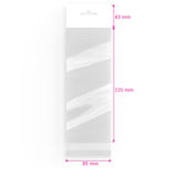 Sacos de celofane com cabeçalho (OPP)