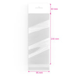 Sacos de celofane com cabeçalho (OPP)