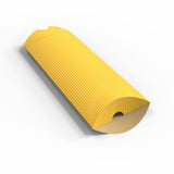 Caixa de travesseiro preta com nervuras