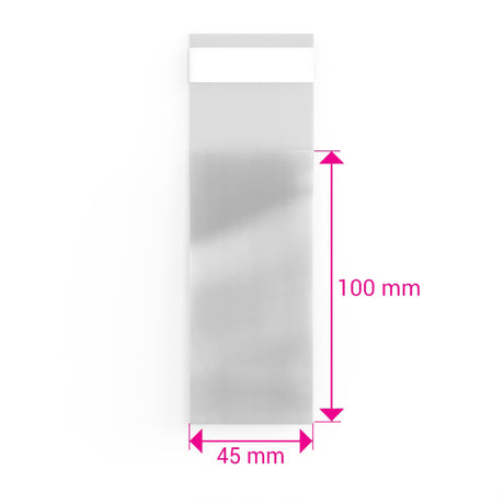 Sacos de celofane sem cabeçalho (OPP)