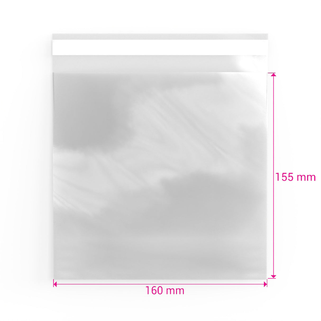 Sacos de celofane sem cabeçalho (OPP)