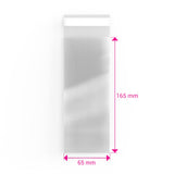 Sacos de celofane sem cabeçalho (OPP)