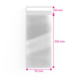 Sacos de celofane sem cabeçalho (OPP)