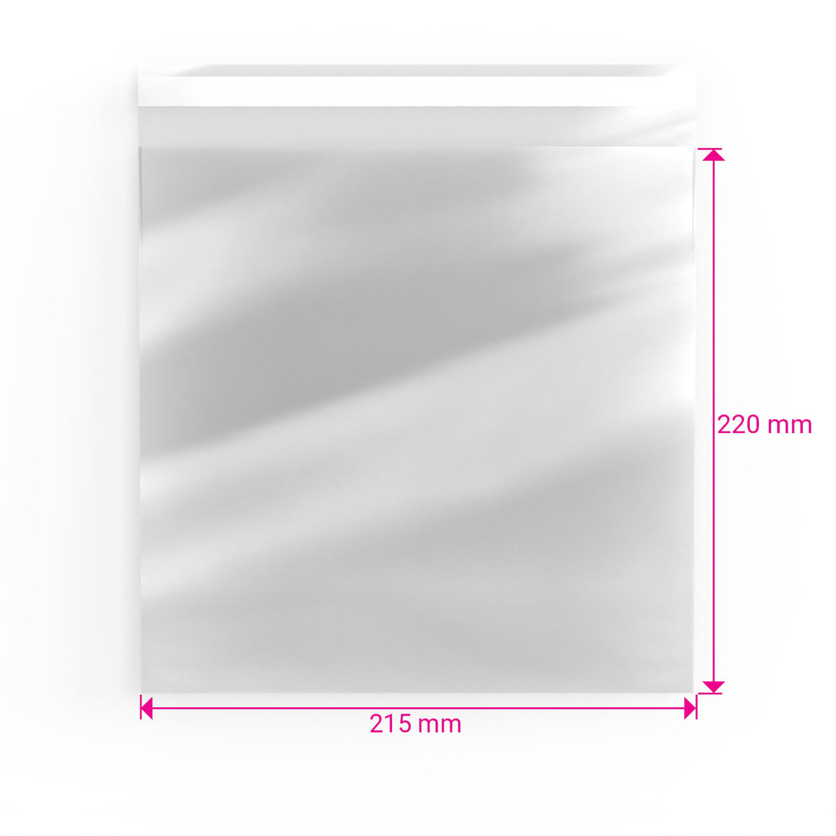 Sacos de celofane sem cabeçalho (OPP)