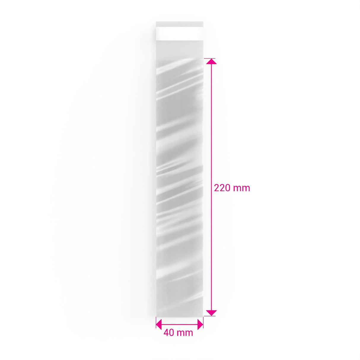 Sacos de celofane sem cabeçalho (OPP)