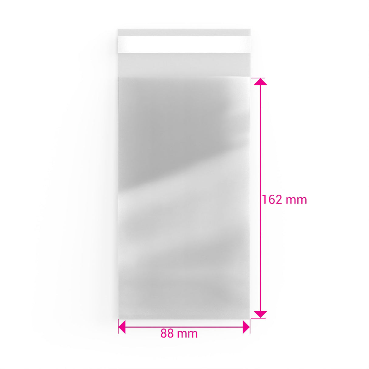 Sacos de celofane sem cabeçalho (OPP)