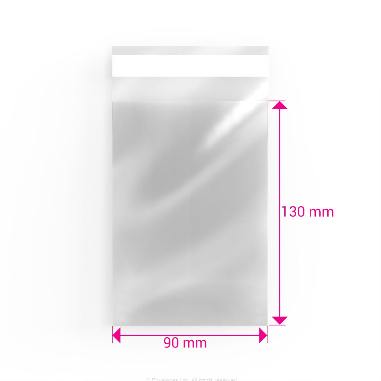 Sacos de celofane sem cabeçalho (OPP)